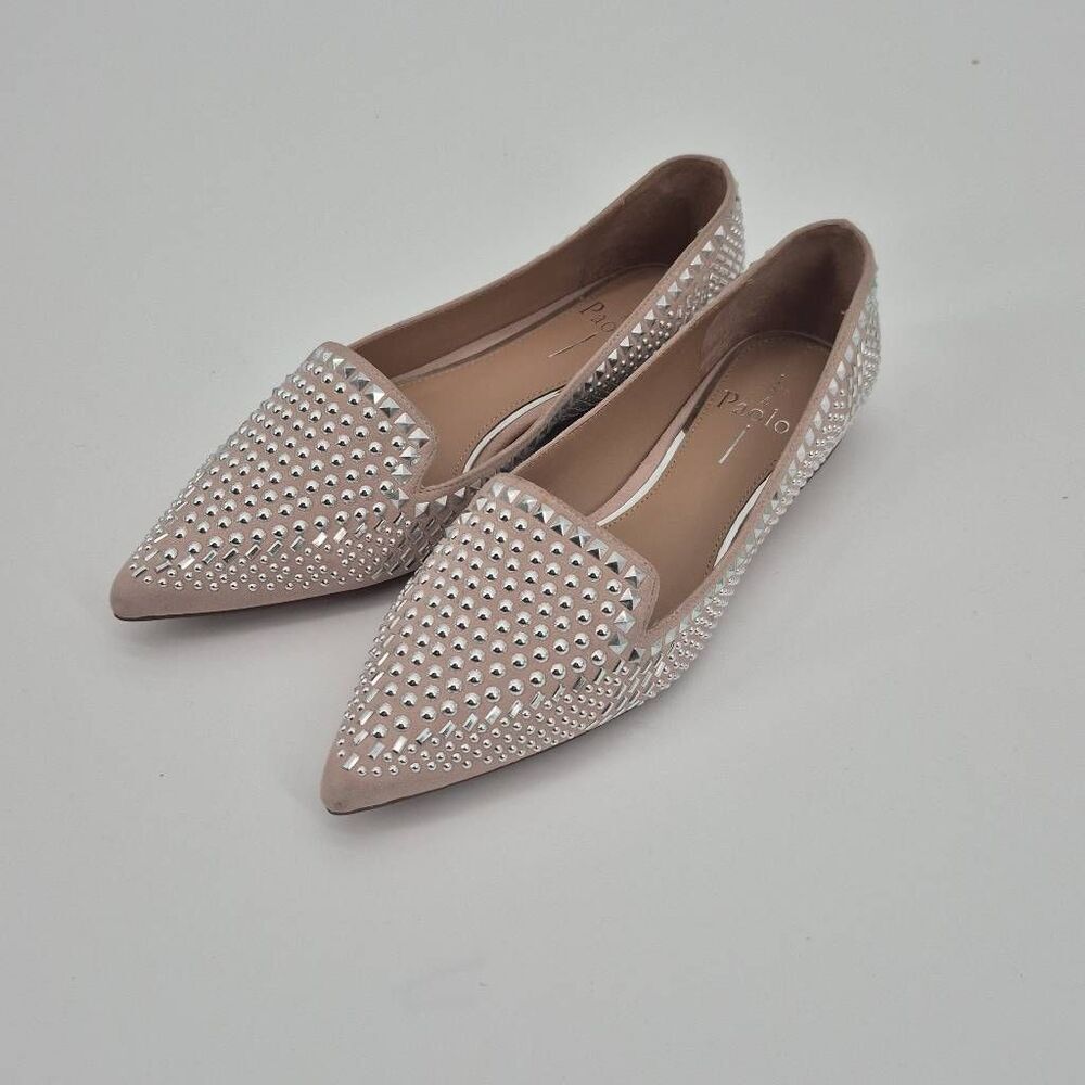 Linea Paolo Women's Portia Studded Flats Size 6.5